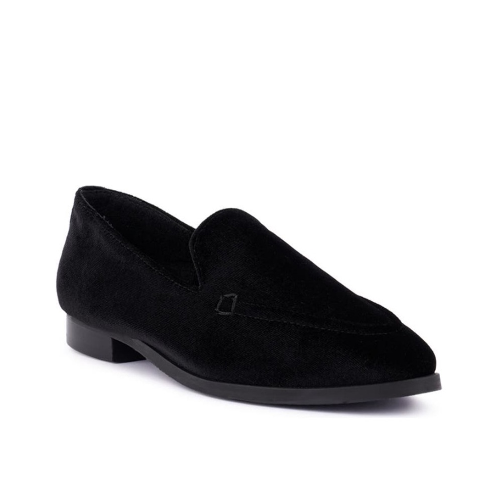 Rag & Co Black Luxe Lap Moc Toe Flat Women’s Size 8 Handcrafted - Picture 4 of 13